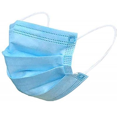 Disposable Mask Thick 3-Ply Masks with Elastic Ear Loop Breathable Non-woven Dust Filter Face Mask, Breathable andComfortable